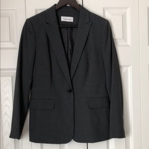 Calvin Klein Women's Gray Blazer